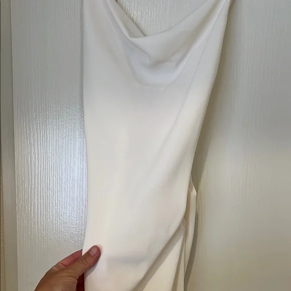 Amanda Uprichard Cream Sleeveless Slip Dress - Picture 4 of 4